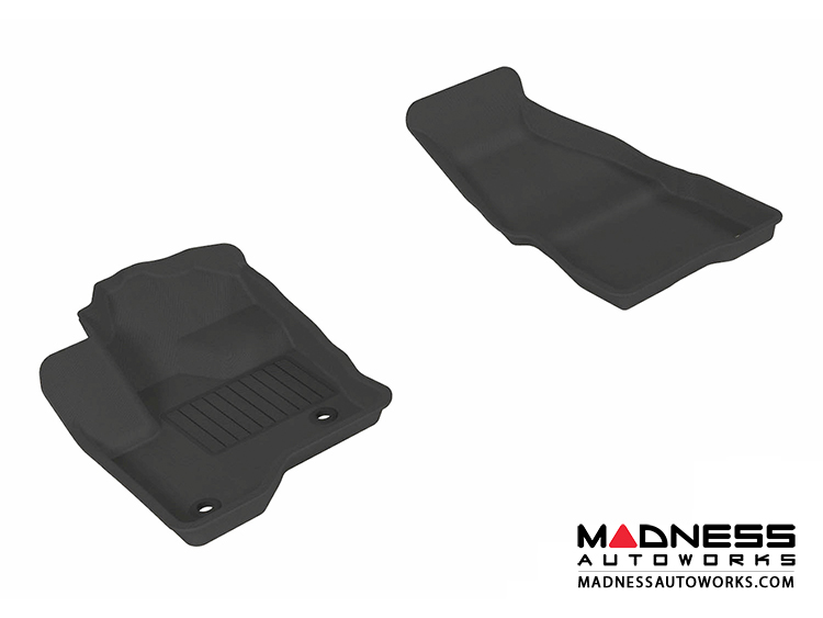 Ford Flex Floor Mats (Set of 2) - Front - Black by 3D MAXpider